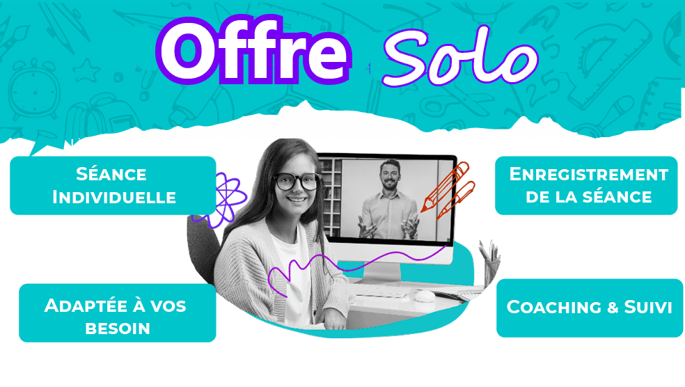 Offre Solo — séance individuelle, enregistrement de la séance, adaptée à tes besoins, coaching et suivi